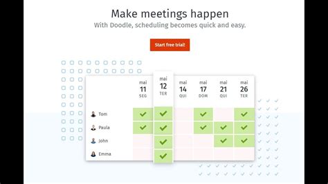 How to use Doodle to schedule meetings with supervisors and.